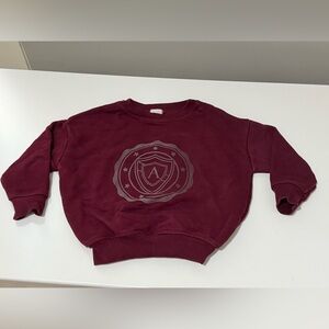 Toddler Burgundy Sweatshirt Size 3